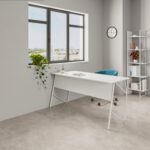 Lagomood Ella Çalışma Masası 150 cm Beyaz - Görsel 3