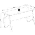 Lagomood Ella Çalışma Masası 150 cm Beyaz - Görsel 5