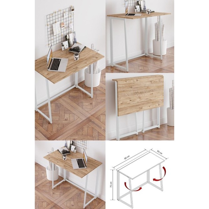 110000664796077.jpg Yüceer Home Workpro Katlanır Çalışma Masası Katlanabilir Pratik Çalışma Masası Bilgisayar Masası Çizim Masası - Görsel 1