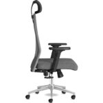 Calitte Kolto Başlıklı Gri Siyah Çalışma Koltuğu - Görsel 3