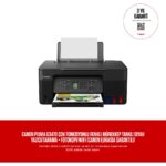 Canon PIXMA G3470 Çok Fonksiyonlu Renkli Mürekkep Tanklı Siyah Yazıcı/Tarama + Fotokopi/Wifi (Canon Eurasia Garantili)