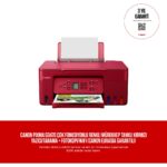 Canon PIXMA G3470 Çok Fonksiyonlu Renkli Mürekkep Tanklı Kırmızı Yazıcı/Tarama + Fotokopi/Wifi (Canon Eurasia Garantili)