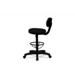 Arenzo Bar Sandalyesi Sırtlı Baretta Model Siyah - Görsel 4