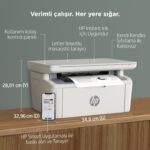HP LaserJet MFP M141w Yazıcı, Baskı, Fotokopi, Tarama, Wi-fi, 7MD74A - Görsel 8