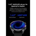 Spovan Apeiron Sesli Görüşme Bt 5.3 Tansiyon Ölçer Su Püskürtme Türkçe Akıllı Saat - Görsel 5