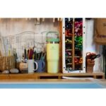 Stanley The IceFlow Flip Straw Pipetli Termos Bardak 0,89 LT Açık Yeşil - Görsel 5