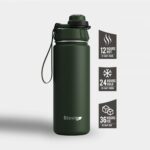 Stevig 1 Hand Leak-Proof Sızdırmaz Çelik Termos 500 ml Green ST-208 - Görsel 3