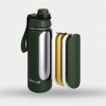 Stevig 1 Hand Leak-Proof Sızdırmaz Çelik Termos 500 ml Green ST-208 - Görsel 4