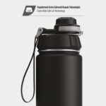 Stevig 1 Hand Leak-Proof Sızdırmaz Çelik Termos 500 ml Black ST-207 - Görsel 5