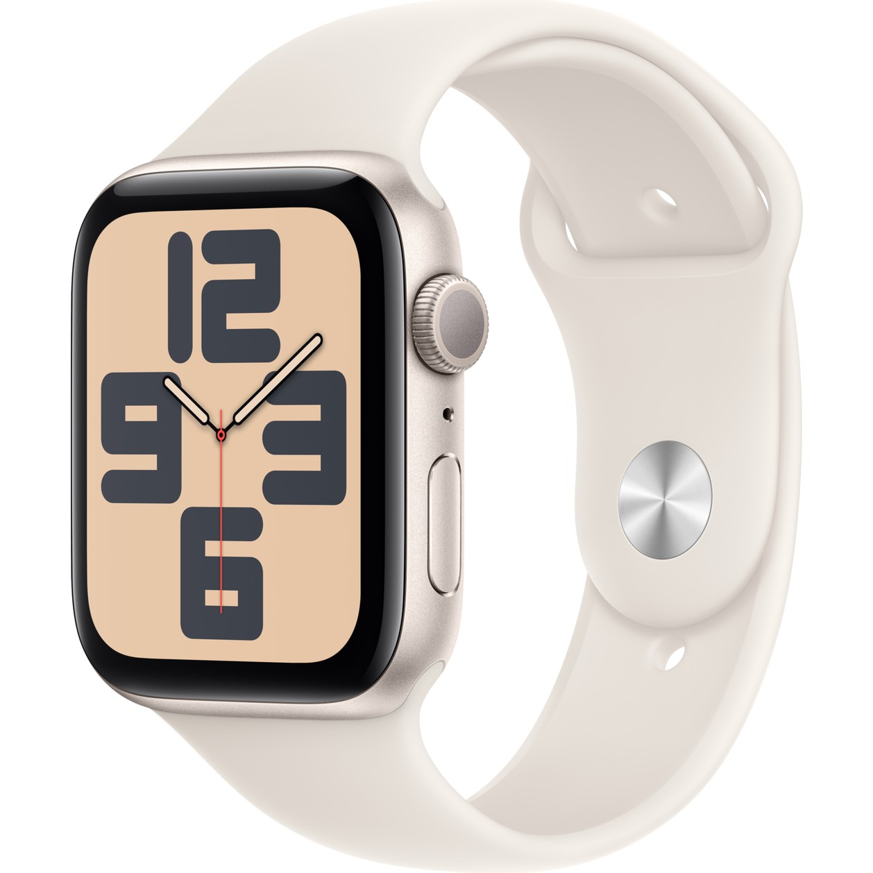 110000773544085-1.jpg Apple Watch SE GPS, 40 mm Yıldız Işığı Alüminyum Kasa ve Yıldız Işığı Spor Kordon - M/L - Görsel 1