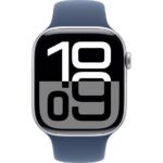 Apple Watch Series 10 GPS, 46 mm Gümüş Rengi Alüminyum Kasa ve Kot Rengi Spor Kordon - M/L - Görsel 2