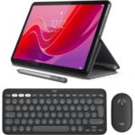 Lenovo Tab K11 TB330FU 11'' 4gb + 128GB Wuxga Wi-Fi Tablet ZADC0072TR Kılıf + Lenovo Tab Pen + Pebble 2 Klavye Mouse Siyah