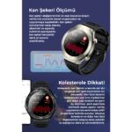 Spovan Insomni Uyku Apnesi Şeker Tansiyon Sesli Görüşme Akıllı Saat - Görsel 4