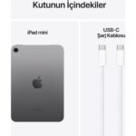 Apple iPad Mini 512GB 8.3" Wi-Fi Tablet Uzay Grisi MYGY3TU/A - Görsel 9