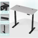 Karr Office O-Flex Duo Çift Motorlu Elektrikli Yükseklik Ayarlı Masa - 120x60 - Beyaz