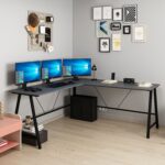 Minar Team Bilg.Masa Rafsız Siyah Metal Ayaklı-Antrasit - Görsel 3