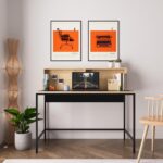 Bimossa Olivia S4513 Çalışma Masası Safir-Siyah