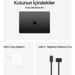 Apple MacBook Pro M4 Pro 24GB 512GB SSD macOS 14" Taşınabilir Bilgisayar Uzay Siyahı MX2H3TU/A - Görsel 8
