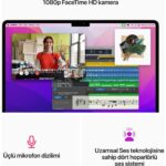 Apple MacBook Air M2 16GB 256GB SSD macOS 13" Taşınabilir Bilgisayar Yıldız Işığı MC7W4TU/A - Görsel 6