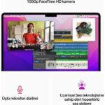 Apple MacBook Air M2 16GB 256GB SSD macOS 13" Taşınabilir Bilgisayar Gümüş MC7V4TU/A - Görsel 8