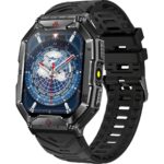 ZCWATCH V0623 Outdoor Military Bt Call, Pusula, Spor Sağlık, 1 ATM Profesyonel Akıllı Saat