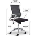 Asbir Mobilya Ceo Fileli Çalışma Koltuğu Ofis Sandalyesi Çalışma Sandalyesi - Görsel 5