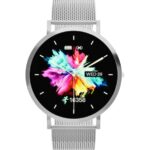 Fro LW43 Silver Kasa 43 mm Silver Çelik Hasır Kordon Akıllı Saat - Görsel 3