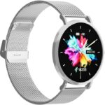 Fro LW43 Silver Kasa 43 mm Silver Çelik Hasır Kordon Akıllı Saat - Görsel 8