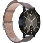 Fro LW38 Siyah Kasa 38 mm Kahverengi Kordon Akıllı Saat - Görsel 4