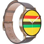 Fro LW38 Gold Kasa 38 mm Kahverengi Kordon Akıllı Saat Sesli Görüşme Özellikli - Görsel 5