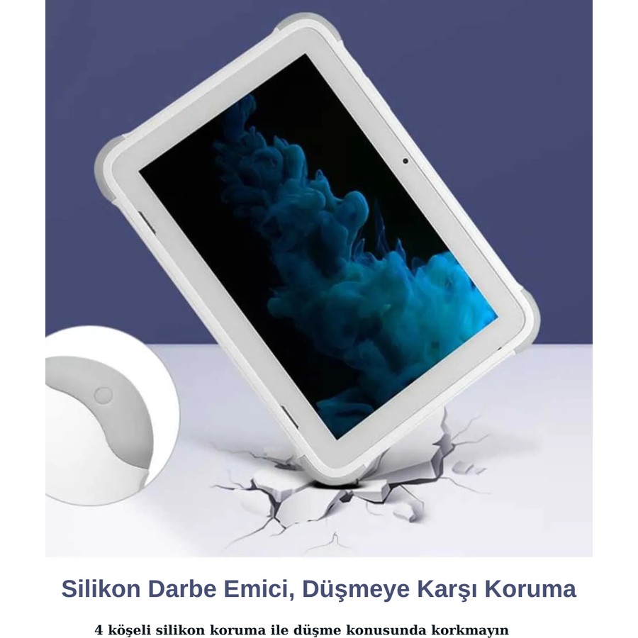 110000834386003.jpg oneblue 8 İnç Çift SIM 4G Tablet – Type-C Şarj, 5G Wi-Fi, Android 9.0, Corning Gorilla Cam,Beyaz, Hafıza Kart Hediyeli - Görsel 1