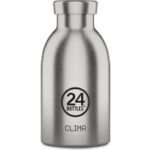 24 Bottles Clima Bottle Brushed Steel Paslanmaz Çelik Termos 330 ml