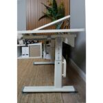 Creo Mobili Kız Çocuk Odası Masası, Ergonomik Çalışma Masası - 130x70 Cm, Beyaz/Fuşya - Vega Simple - Görsel 8