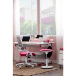 Creo Mobili Akıllı Öğrenci Masası, Fonksiyonel Çalışma Masası + Sandalye - Beyaz/Fuşya - Sirius Advanced - Görsel 6