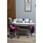 Creo Mobili Yükseklik ve Eğim Ayarlı Öğrenci Masası + Sandalye - Beyaz/Fuşya - Vega Advanced - Görsel 4