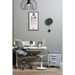 Creo Mobili Fonksiyonel Genç Odası Masası Yükseklik Ayarlı ve Çekmeceli - 130x70 Cm, Beyaz/Gri - Vega Standart - Görsel 5