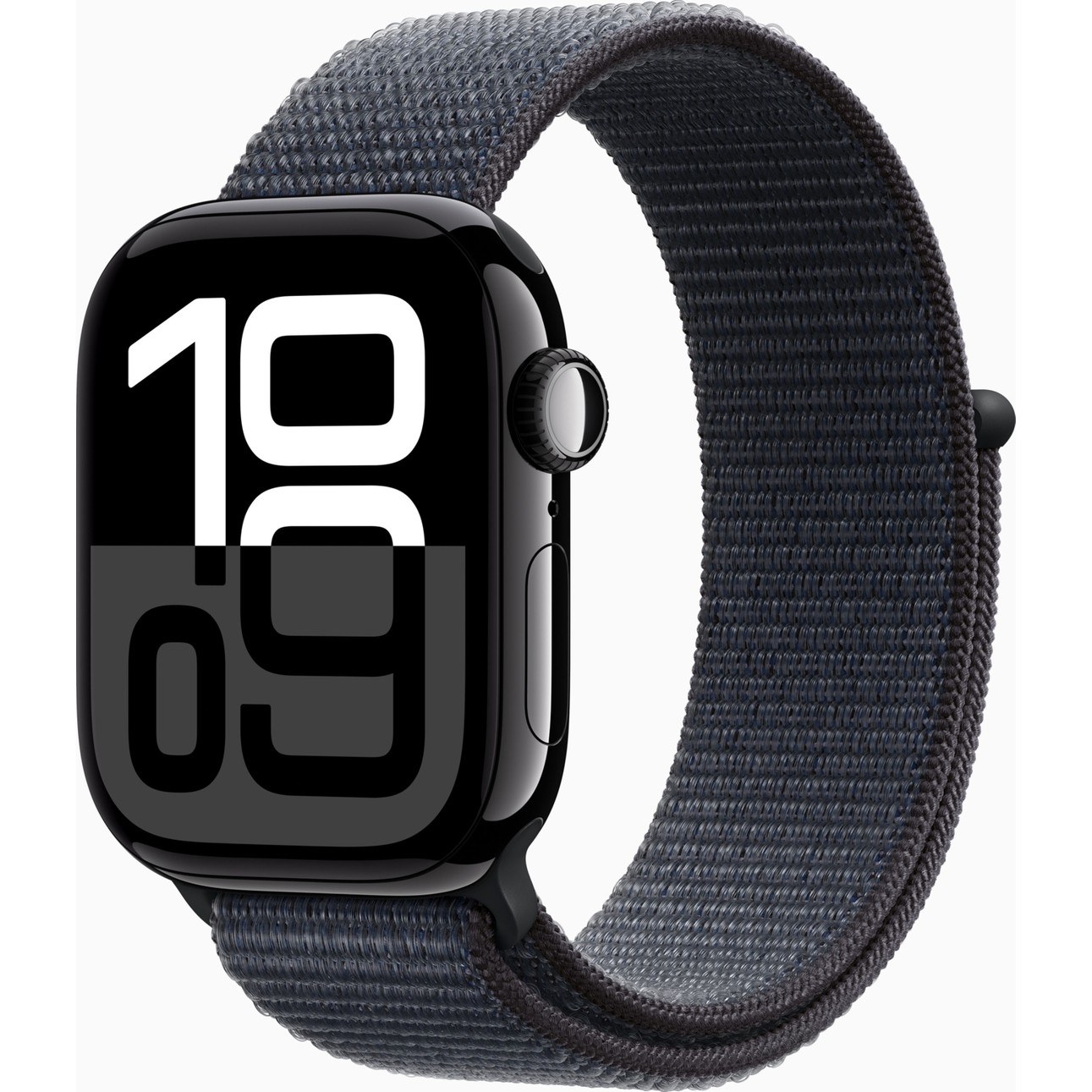 110000854313683.jpg Apple Watch Series 10 GPS, 42 mm Simsiyah Alüminyum Kasa ve Mürekkep Moru Spor Loop - Görsel 1
