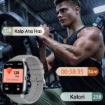 Bix SW03 2.01” Tft Geniş Ekran, Spor Sağlık Takibi ve Bluetooth 5.2 Telefon Görüşme Özellikli IP67 Suya Dayanıklı Ios & Android Uyumlu Akıllı Saat - Görsel 2