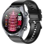 Spovan Cardio 3 Ekg Tansiyon Vücut Analiz Şeker Yapay Zeka Türkçe Akıllı Saat - Görsel 2