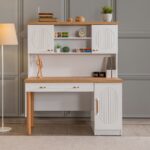 Setay Bilgisayar Masası, Vita Bohem Çalışma Masası, Ahşap Ayaklı - Görsel 2