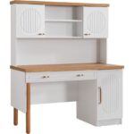 Setay Bilgisayar Masası, Vita Bohem Çalışma Masası, Ahşap Ayaklı - Görsel 4