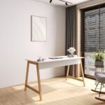 Lagomood Denge Çalışma Masası 120  cm  Beyaz Meşe