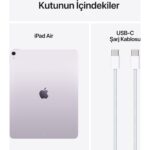 Apple iPad Air M3 13" 1tb Wi-Fi Mor MCQ34TU/A - Görsel 3