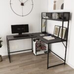 Deconode Cornermaster Raflı L Köşe Çalışma Masası