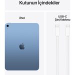 Apple iPad A16 11" 128GB Wi-Fi Tablet Mavi MD4A4TU/A - Görsel 8