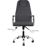 Aule T6 Çalışma Sandalyesi, Yüksek kg Kapasiteli Ofis Koltuğu, Yönetici Koltuğu, Bilgisayar Sandalyesi - Görsel 4