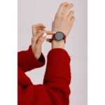 Fro Lw-38 Kadın Akıllı Kol Saati - Silver Kasa  Kırmızı Kordon Tansiyon & Nabız Ölçümü Spor Takibi - Görsel 6