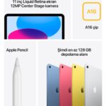 Apple iPad A16 11" 128GB Wi-Fi Tablet Gümüş MD3Y4TU/A - Görsel 7