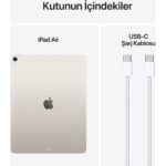 Apple iPad Air M3 13" 1tb Wi-Fi Yıldız Işığı MCQ24TU/A - Görsel 3