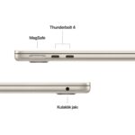 Apple MacBook Air M4 16GB 256GB SSD macOS 13" Taşınabilir Bilgisayar Yıldız Işığı MW0Y3TU/A - Görsel 7